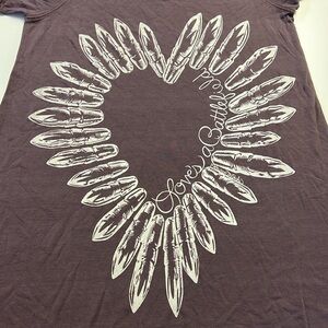 Lauren Moshi Love’s A Battlefield Cold Shoulder Top